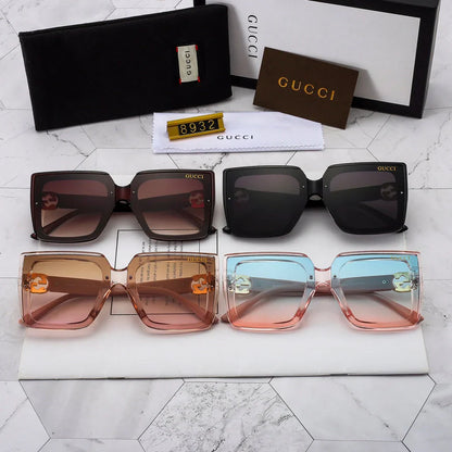 4 Colors Korean Style Large Accessories Fashion Sunglasses 8932
