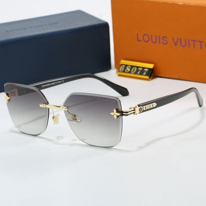 Clover Stud Rimless Sunglasses