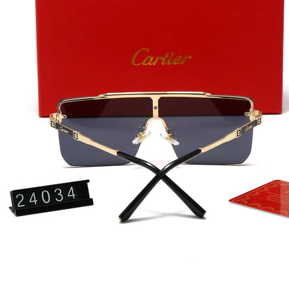 New frameless oversized sunglasses for men and women