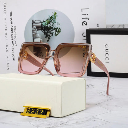 4 Colors Korean Style Large Accessories Fashion Sunglasses 8932