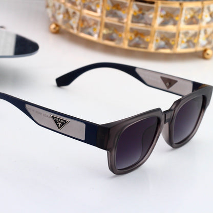 Casual Metal Polygon Sunglasses Fashion Streetwear  3331