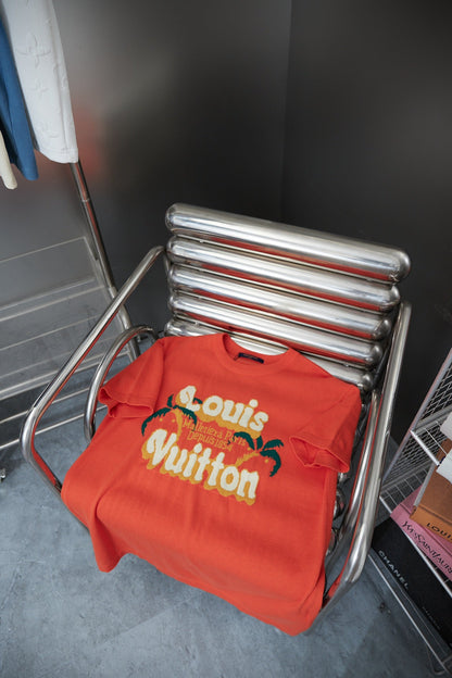 Coconut tree knitwear t-shirt