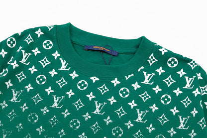 Gradient monogram print T-shirt