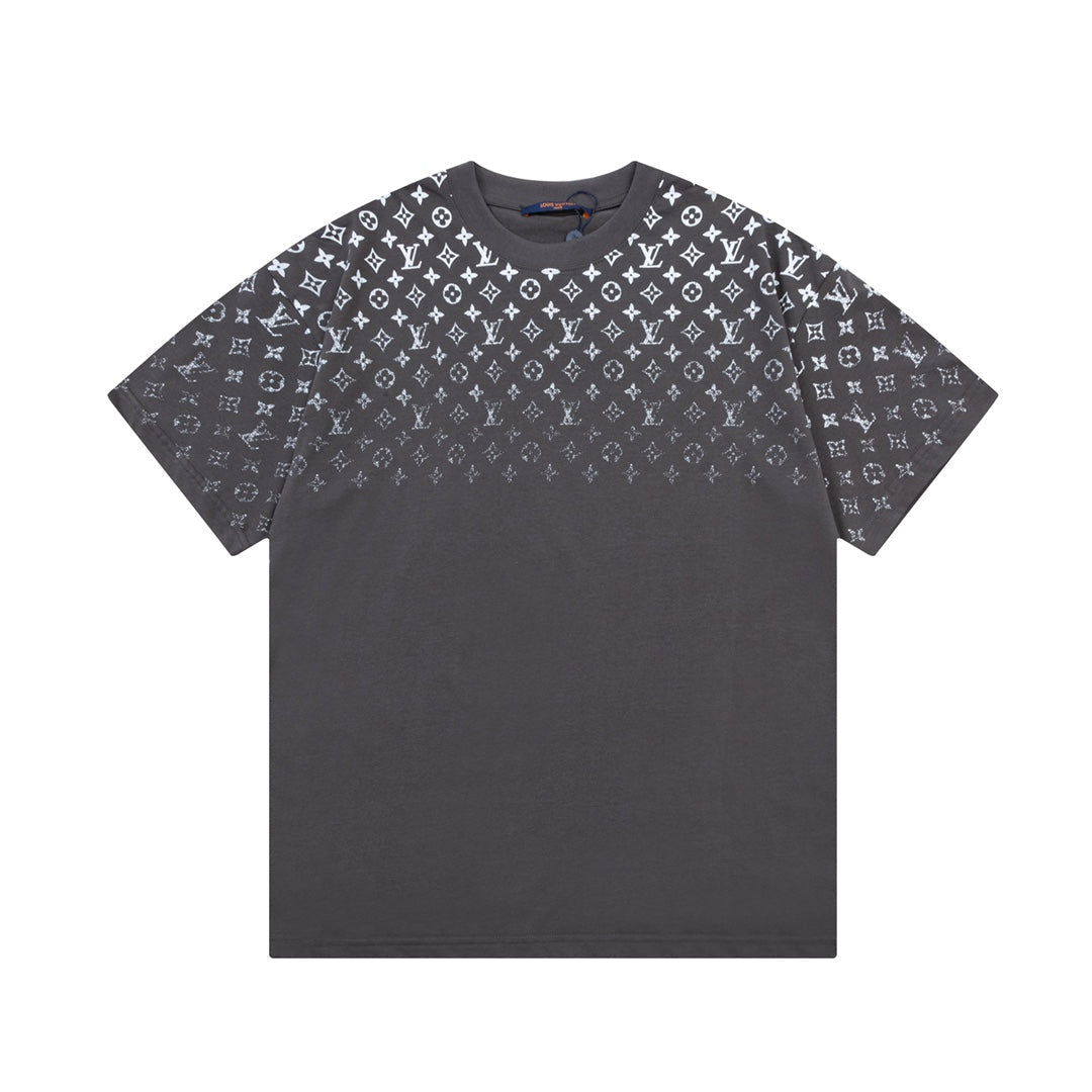 Gradient monogram print T-shirt