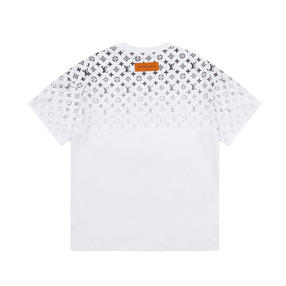 Gradient monogram print T-shirt
