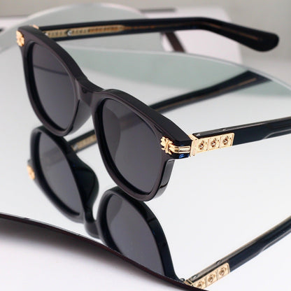 7 Color Square Sunglasses, Cross Detail UV400 Polarized Fashion Shades 1777