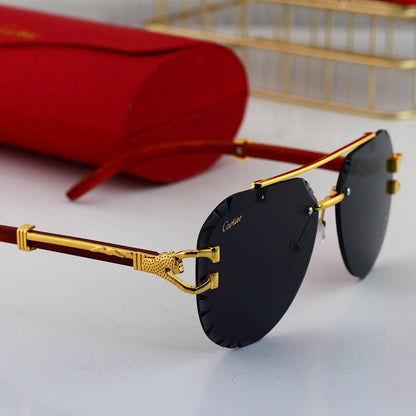 7 Color Rimless Aviator Sunglasses 00229